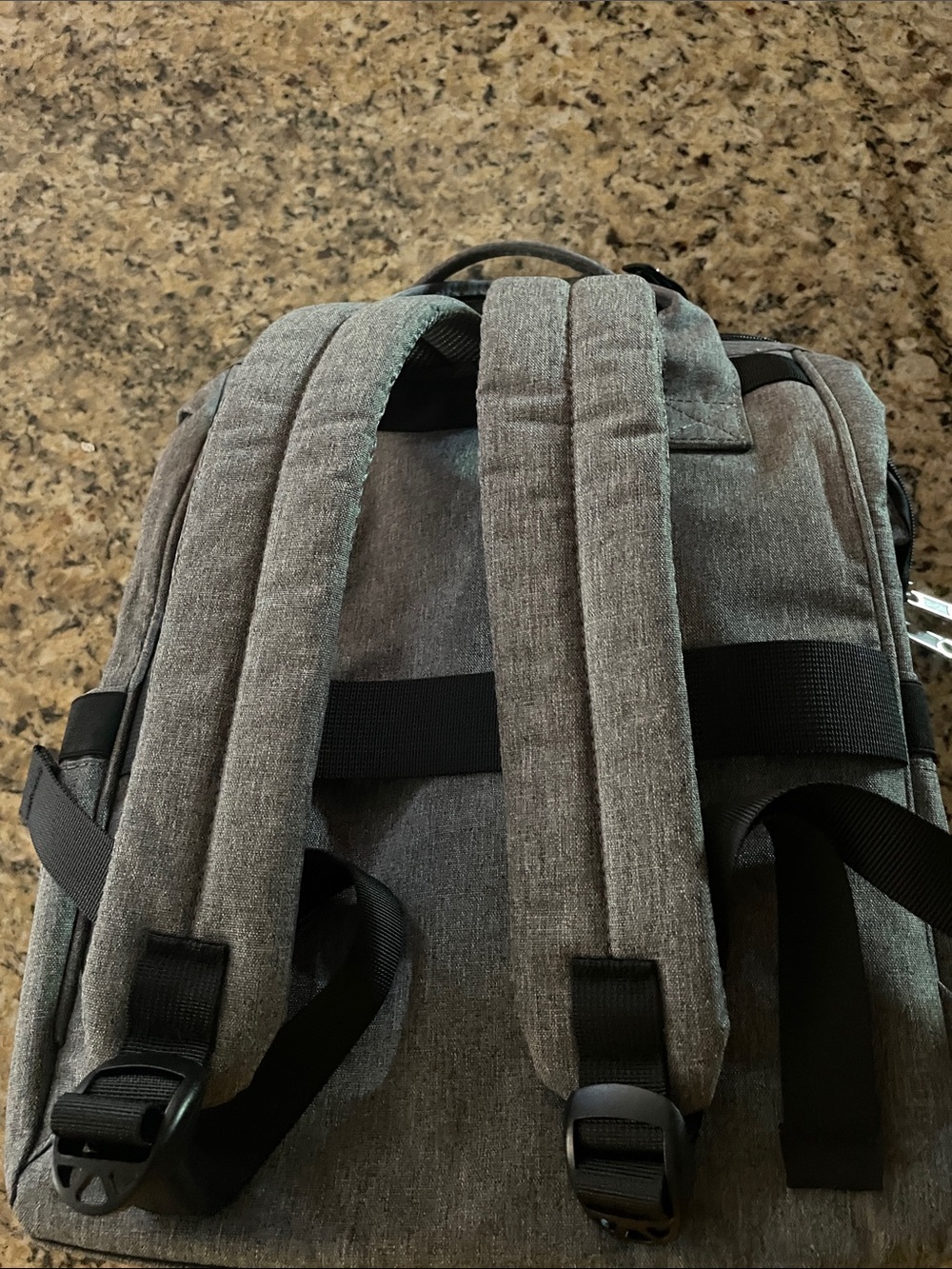 Minimalist Gray Men's Backpack - Classic Daily Carry - Picture 2 of 5